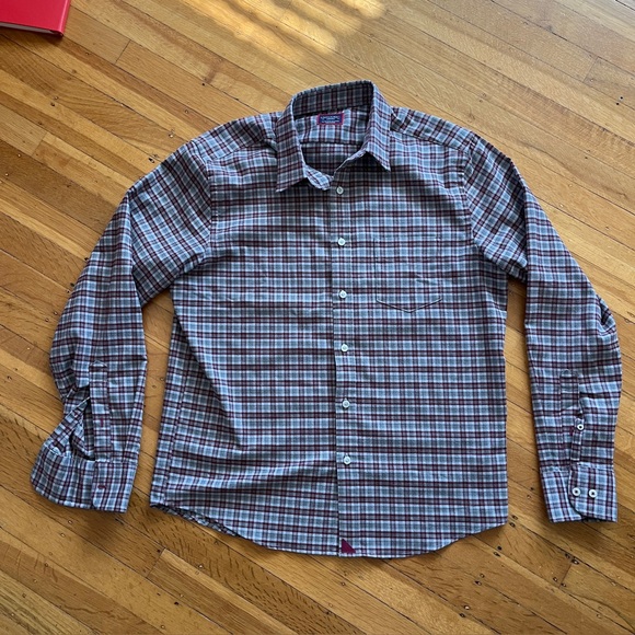 UNTUCKit Other - UntuckIT dezzani regular fit M medium flannel button down up shirt preppy plaid